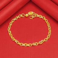 Emas 916 Lelong Gelang Tangan Lelaki Viral Emas Bangkok Cop 916 Bracelet for Women