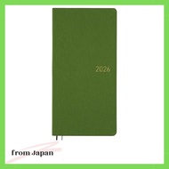 Hobonichi Techo 2026 weeks MEGA English Version Colors/Antique Green Jan Start Weekly Planner