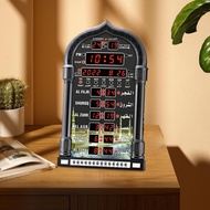 [Dynwave3] Azan Clock Mosque Prayer Clock Decorative Ramadan Calendar Decorative Clock