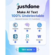 Justdone Ai | Unlimtied Humanize Ai | Bypass Ai Tool v3| Just Done