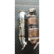HONDA CIVIC FK8/FL5 DOWNPIPE FULL STAINLESS STEEL (3.5 INCI)
