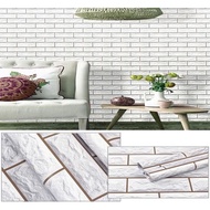 10M GIẤY DÁN TƯỜNG SẴN KEO GẠCH GHI SÁNG 10mx45cm