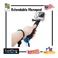 Gopro Accessories Portable Gopro Selfie Stick Extendable Monopod for GoPro Hero 9 8 7 6 5 Black