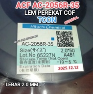 25 ACF AC-2056 LEM acf bonding lem lcd perekat lcd dan cof lem cof TICON