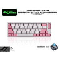Leopold FC660M BT White Pink PBT DoubleShot Bluetooth Mechanical Keyboard **Non Backlit**