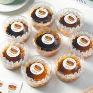 10PCS mica cake basque cheese cake / box burn cheese cake premium