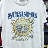 ️B00021 ️ Sublime Chest 44 Length 29" Second-Hand T-Shirt Vintage Brand Cartoon Band Fun Pattern Bea