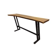 【吉迪市100%原木家具】SSFOOT009S1A1 原木工業風吧台桌