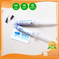 BESTCLASS GEL ETCHAN BRACES GLUE 10 ML - Liquid biru etch Etching/ Etsa/ 10ml - Hexaetch Tooth Pore 