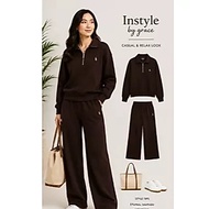 [P0l0W R@lf L@wren]P0l0 P0ny-embroidered Pants and Sweatshirt