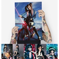 IVE BADDIE A3 A4 Poster Kpop Home Wall Posters Decor Wonyoung Gaeul Rei Liz Leeseo Yujin MINE KITSCH