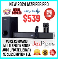 JAZPIPER PRO 2024  | JAZPIPER V3 | WITH SONG LIBRARY | HOME KARAOKE SYSTEM | DUAL WIRELESS MIC