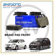 AKEBONO Japan Honda BRV 1.5 DG1 2016-2022 Edix 2.0 BE3 2004-2009 Front Disc Brake Pad