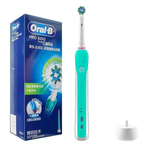Oral-B Pro600 D16 3D Rechargeable Electric Toothbrush Adult Teeth Cleaning 2 mins Timer