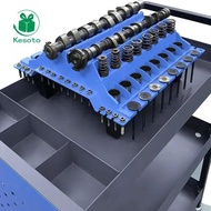 Kesoto Engine Parts Organizer Tray, Lightweight Car Cylinder Head Parts Storage Tray, Blue, for Prof