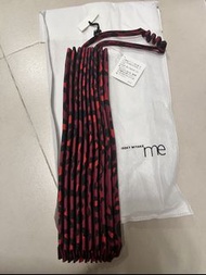Issey Miyake me 紅色豹紋 pleats bag