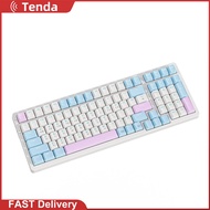 K96 Mechanical Keyboard USB Type-C Bluetooth-compatible Wireless Keypad 100Keys Personalized Keypad 