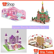3D DIY Jigsaw Puzzle Building Toy DIY Children’s Educational Early Education Toy 3D Jigsaw Puzzle