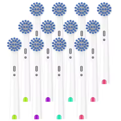 Extra Soft Replacement Brush Heads Compatible with Oral B Electric Toothbrush, Rotating Toothbrush H