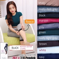 SPECIAL Women's Short Thick Leggings 702 7/8 Fleece Leggings Short 902 Thermal Leggings Women's 7/8 