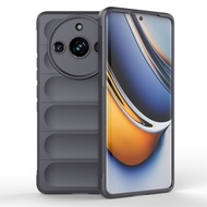 UFLAXE เคสซิลิโคนอ่อนนุ่มกันกระแทกสำหรับ Realme 11 11X / Realme 11 Pro / Realme 11 Pro Plus 5G Phantom Shield เคส TPU นุ่ม Macaron แบบปกป้องเต็มรูปแบบ เคสโทรศัพท์กันลื่น