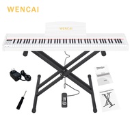 WENCAI Digital Piano With Stand 88 Keys Professional Wood Smart Portable Electric Piano Keyboard