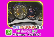 修理冷卻系統漏水，更換水泵水膽水箱 benz mini audi bmw porsche land rover volvo 火炭
