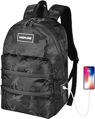 MZIPLINE Backpack Bag With TSA Lock &amp; Key-Smell Proof-Water Resistant Laptop Daypack Travel bags for Men &amp; Women Travel