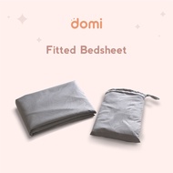 [CASH ON DELIVERY] Domi Fitted Bedsheet - 90 x 200, Grey
