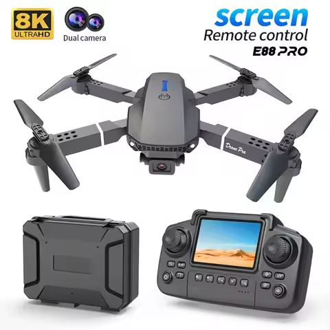 ForXiaomi Mijia E88PRO Drone 8K 5G HD Dual Camera Aerial Photography Remote control screen display C