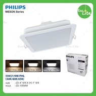 PHILIPS MESON SQUARE LED DOWNLIGHT [4" 9W-59451] [5" 13W-59465] [6" 17W-59467]