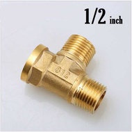 Nipple Tee 1/2 Nepel 1/2 inch Shower Kloset Pipa Kuningan