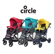 德國品牌ABC Design旗下Circle四輪高景觀嬰兒推車 絕版限量紅