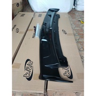 HITAM Universal abs plastic haunt spoiler, metallic black paint, lights