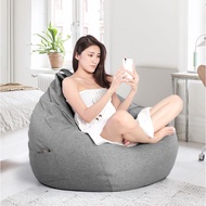 M/XL sofa bean Stylish Bedroom Furniture Solid Color Single Bean Bag Lazy Sofa Cover (No Filling) 懒人沙发豆袋