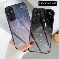 Latest Samsung A15 Glass Softcase [M-55] Samsung A15 Phone Case - Phone Case - Case - Phone Protecto
