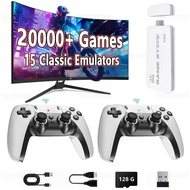 TV 4K Game Stick M15 Video Game Console 64G Built-in 20000 Games Retro Handheld Game Player with Wir