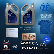 *FREE* ZF LIFEGUARD TRANMISSION FLUID WS (4L) SUITS TOYOTA ,HONDA,HYUNDAI,MAZDA,ISUZU,LEXUS,NAZA
