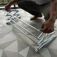 PROMO-JEMURAN DINDING STAINLEES STEEL 0.8 METER S/D 2 METER PALANG 3&6