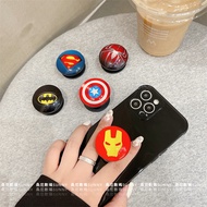 Marvel Iron Man Mobile Phone Stand Captain America Folding Stand Avengers Spiderman Cartoon Stand Superman Drama Chasing Handy Tool Mobile Phone Stand Batman Mobile Phone Folding Stand