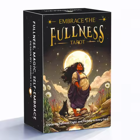 78 Tarot Cards Set, Embrace The Fullness Tarot, Curvy Art Design, with Guidebook, Tarot Cards for Be