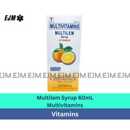 MULTILEM SYRUP 60ml (Orange flavor) - Multivitamins