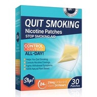 Quit Smoking Nicotine Patches Step 1, 21 mg Patches Delivered Over 24 Hours Nicotine Transdermal Pat