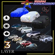 TOYOTA Series RacingKool Car Cover Protection Waterproof Sun-proof Anti-Dust Sarung CHR BZ3X BZ4X IP