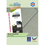 OBAPROOF O.P. CEMENT 2KG (Grey) DIY Tile Grouting Cement Terrazzo Marble Fixing General OPC Simen