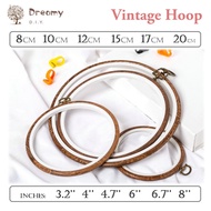 M'SIA READY STOCK 🌸 Vintage Embroidery hoop / cross stitch hoop Ring / Gelung sulaman embroidery too