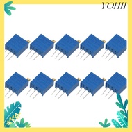 YOHII Cermet Potentiometer, 3296W-104 100K Ohm, Easy to us Pot Variable Resistors Trimmer