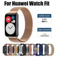 Huawei Watch Fit Strap huawei watch fit new , huawei watch fit elegant Staineless steel Huawei Fit Magnetic Loop metal Strap Huawei Fit Strap Watch band