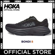 Hoka Bondi 8 Mesh breathable running shoes Triple Black【Hoka flagship store】