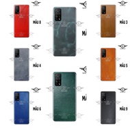 Xiaomi Mi 10T/ Mi 10T Pro leather sticker - 100% Genuine Leather - Free engraving